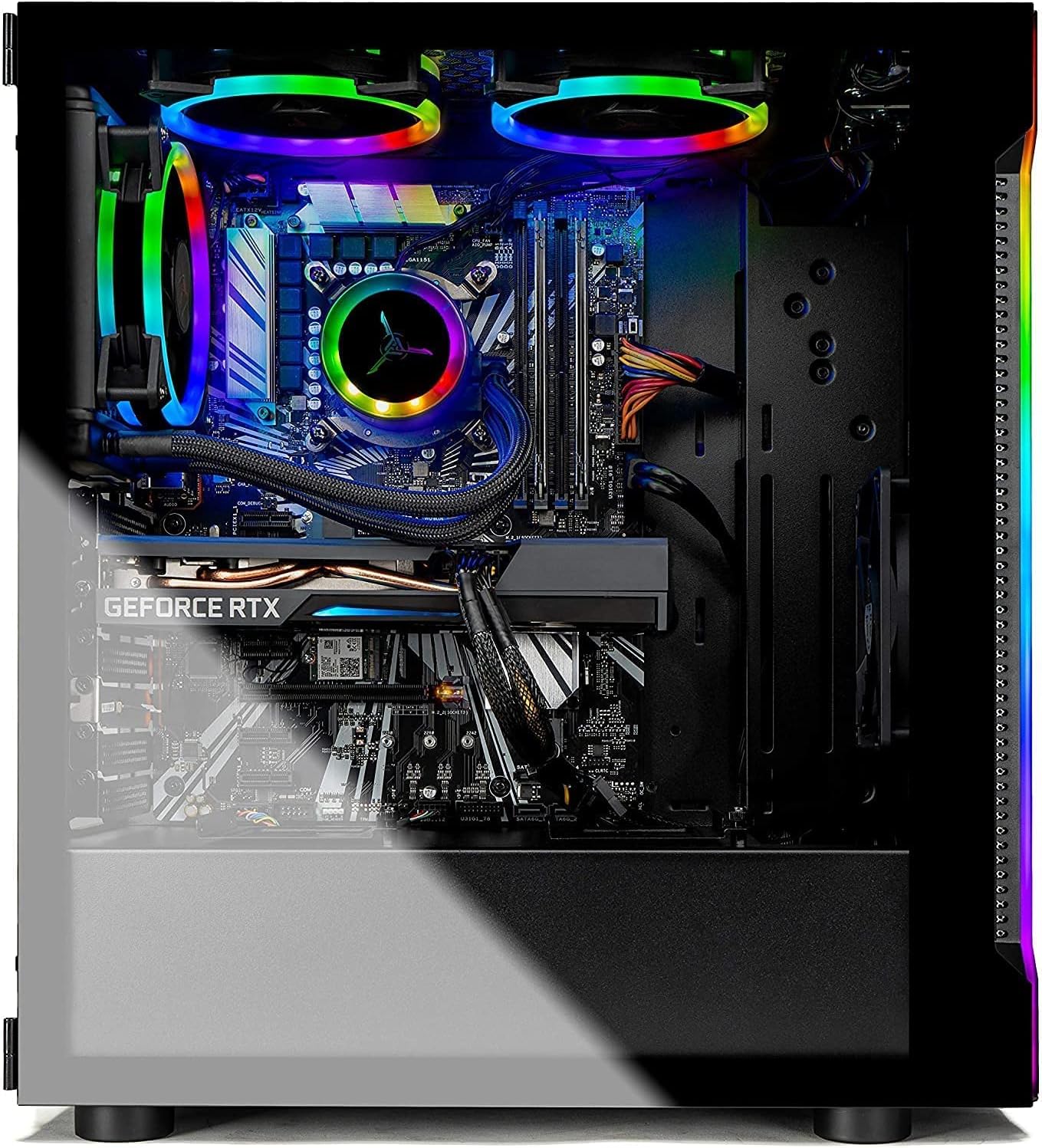 Skytech Gaming Shadow Gaming PC Desktop, Intel Core i7, RTX 3070, 1TB SSD, 16GB RAM I895