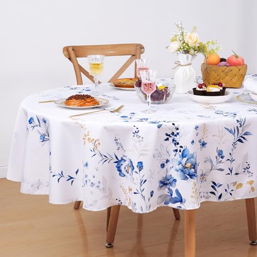 Watercolor Wildflower Floral Tablecloth Rectangle 60x104 Inch O516
