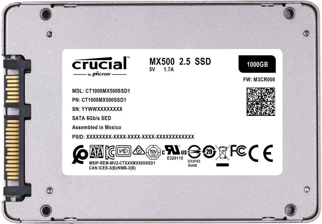 Crucial MX500 1TB SATA 2.5 inch Internal SSD F1061