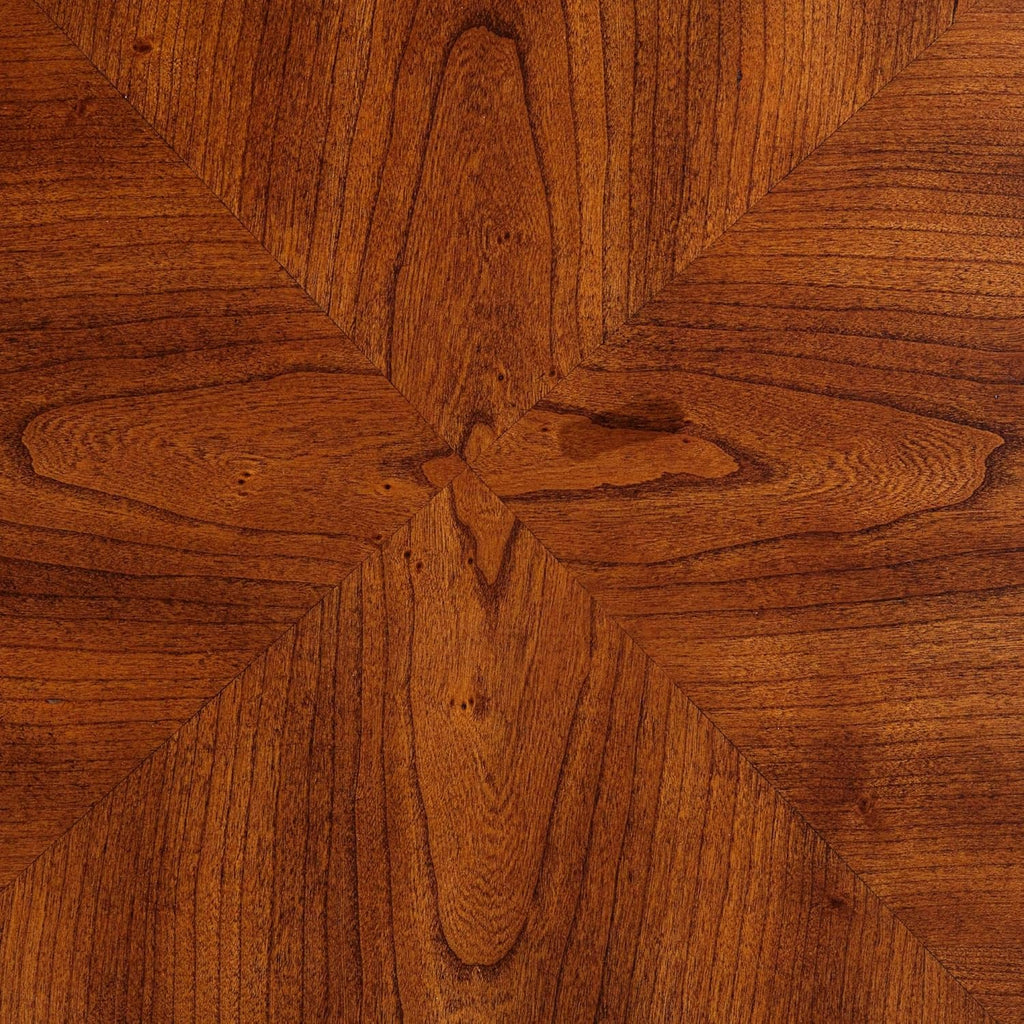 Patterson II Farmhouse Rustic Cherry Wood Round Accent Side End Table 26" Wide D278346