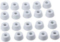 20Pcs Round Furniture Pads Chair Feet Glides Sliders Carpet Saver Hardwood Floor Protectors Surface Protection Nonslip Household Grippers