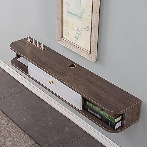 Wall Hanging TV Cabinet Solid Wood Floating Entertainment Unit B98023
