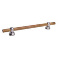 Great Grabz GGTEA36_SN Signature Series Horizon Teak Grab Bar Finish: Satin Nickel, Size: 36x22 W