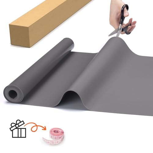 Silicone Mats for Kitchen Counter, Heat Resistant, Non-Slip, 25" x 17", Grey C320
