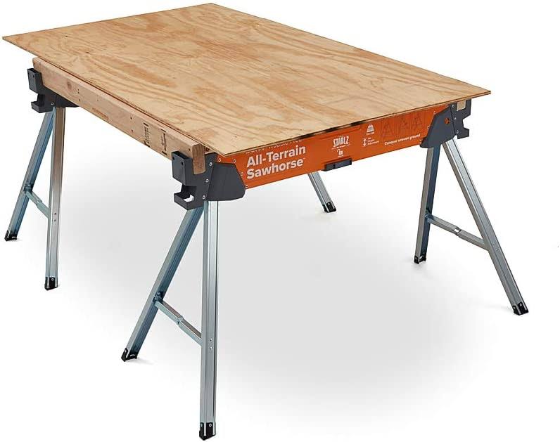 Bora 36 in. Steel All Terrain Sawhorse (2-Pack) E73656