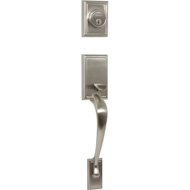Delaney 410-KN Kellington Double Cylinder Door Handle Set, Satin Nickel R909