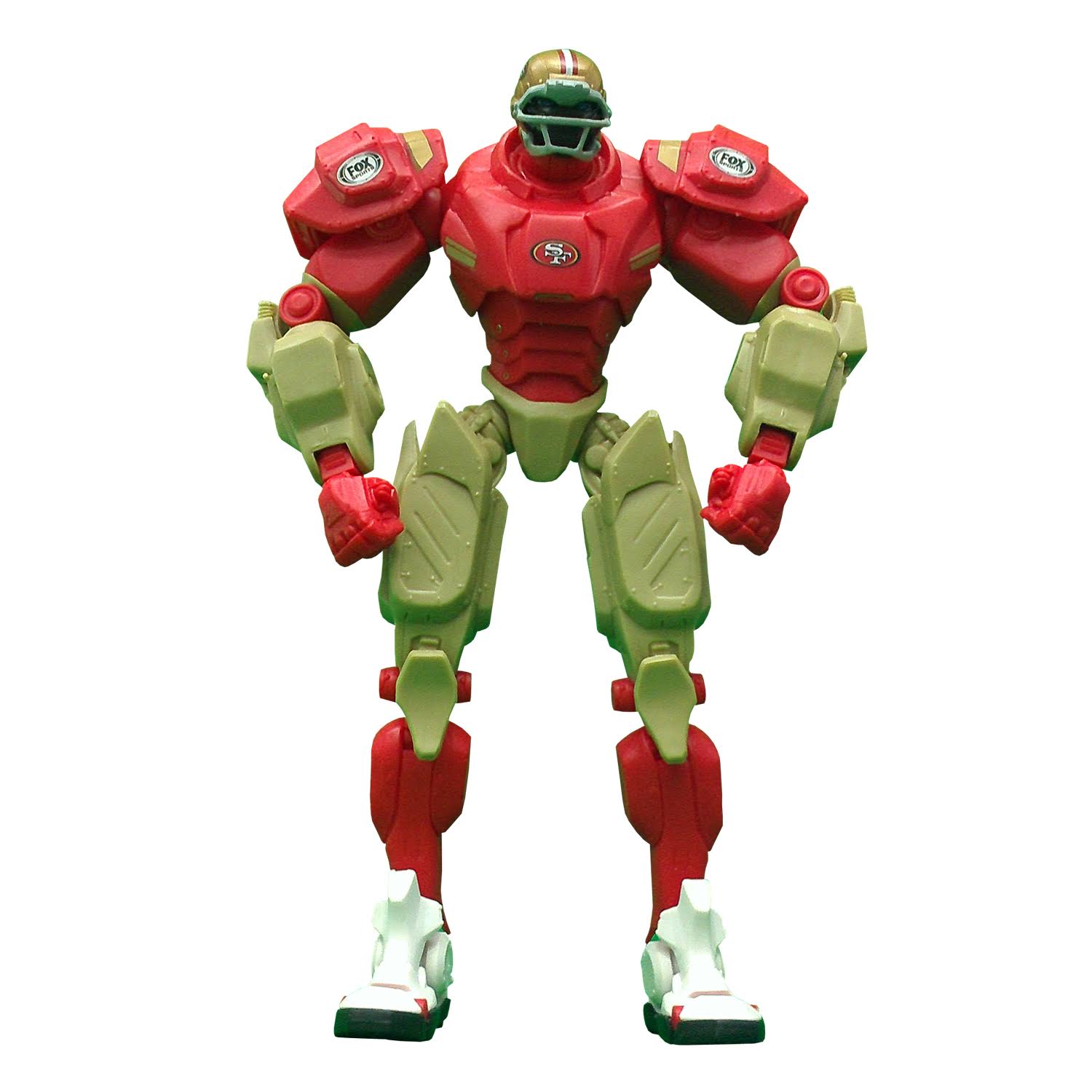 Team Cleatus 10x22 Fox Robot Action Figure, San Francisco 49ers