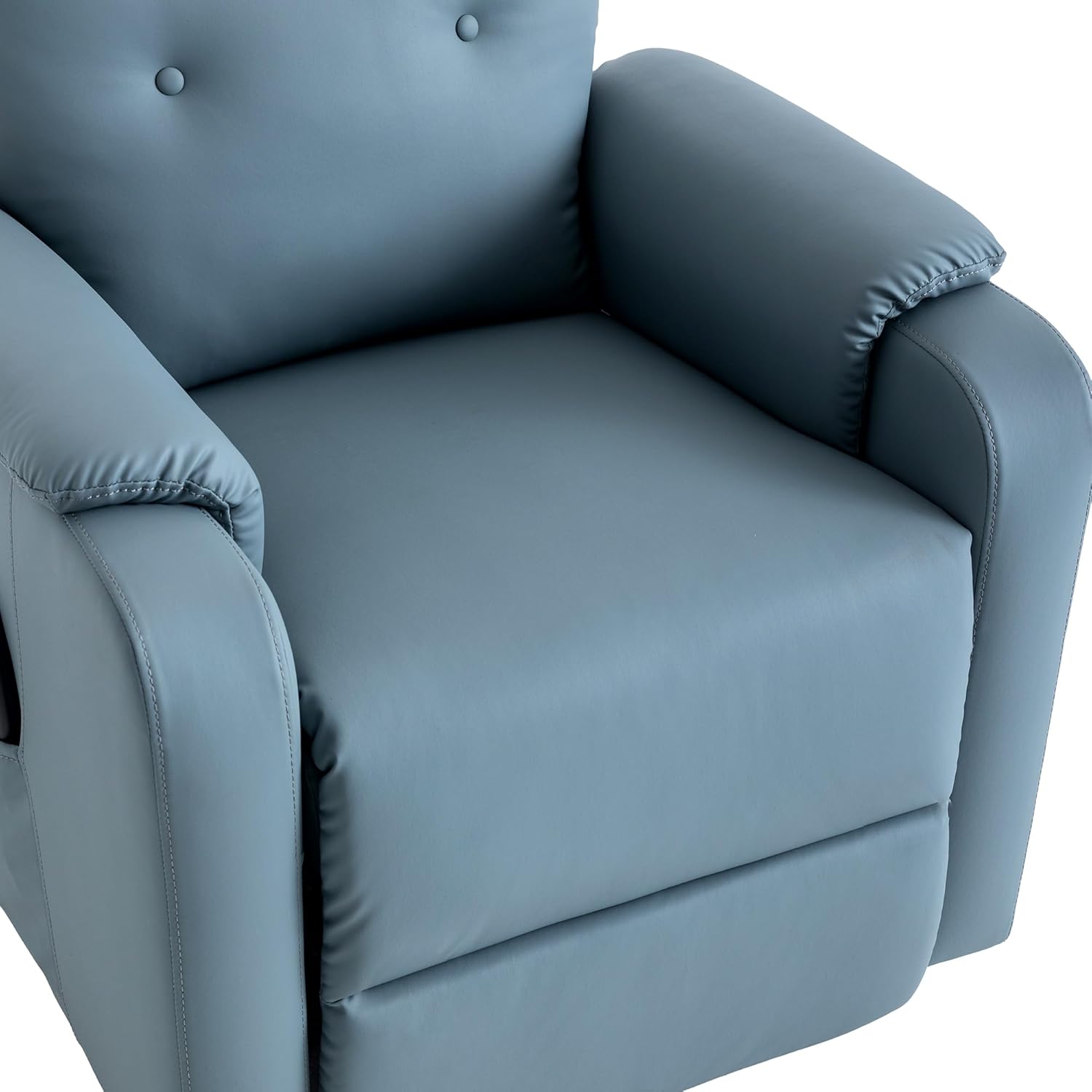 Power Lift Chair for Elderly with Heated Massage, F-Blue W13612