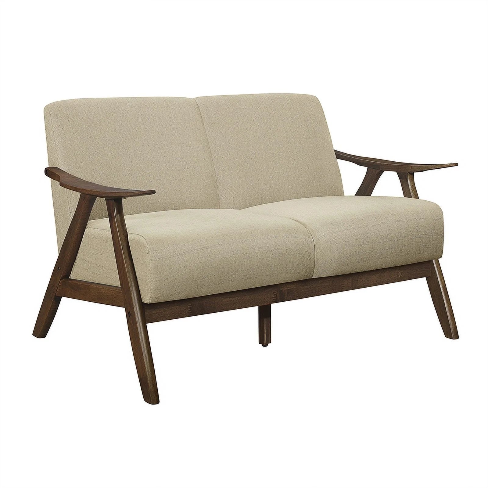 Lexicon Damala Textured Fabric 2-Piece Sofa Set, Light Brown U741207