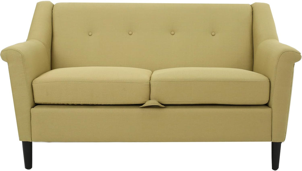 Christopher Knight Home Grace Fabric Sofa, Light Green S962