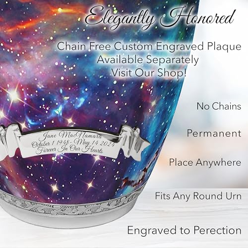 Cosmic Galaxy Keepsake Urns for Human Ashes with Velvet Gift Box X613