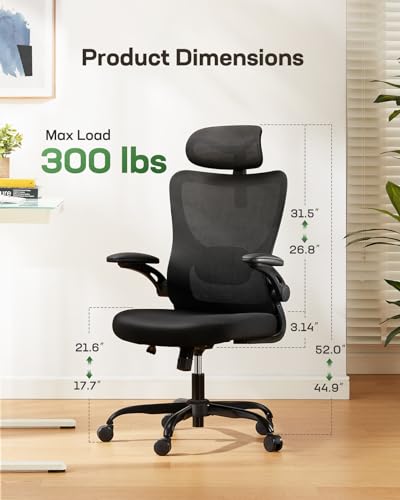 Marsail Ergonomic Office Chair with Adjustable Lumbar Support O788152