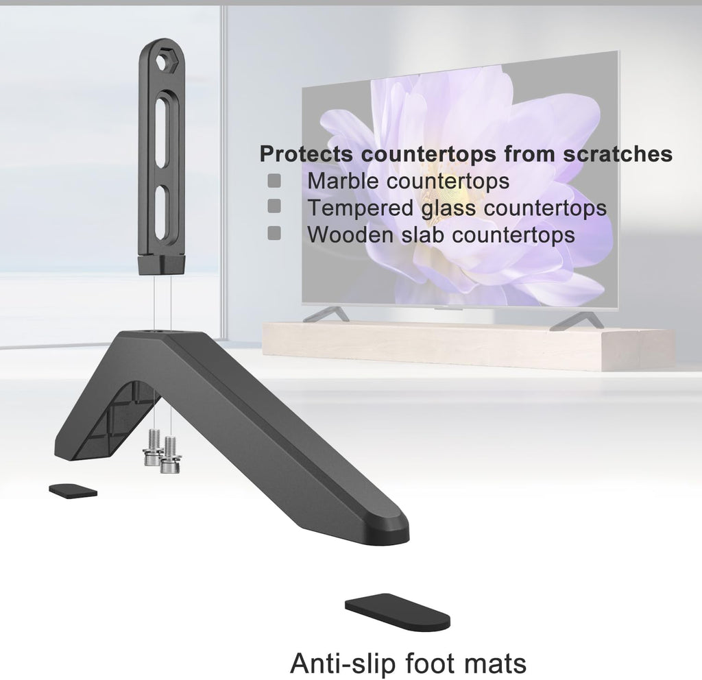 TV Stand Pedestal Feet for TVs with Mounting Holes W186