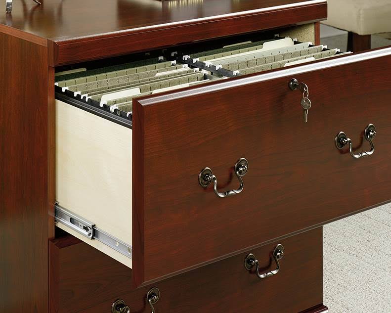 Sauder Heritage Hill 2 Drawer Lateral File, Classic Cherry Finish J975