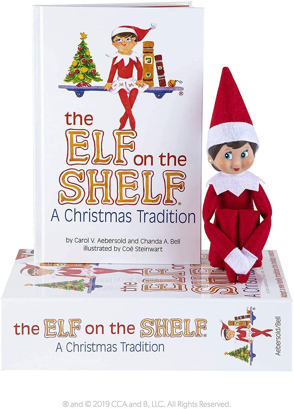 The Elf on the Shelf: A Christmas Tradition Brown-Eyed Girl Scout Elf with Plush Toy U697