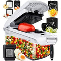 FullStar Vegetable Chopper Onion Chopper Dicer - Peeler Food Chopper Salad Chopper Vegetable Cutter Vegetable Spiralizer Vegetab