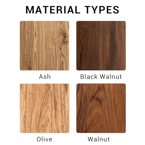 CT Copper Tailor Custom Epoxy Live Edge Dining Table for 8 People, Walnut T632