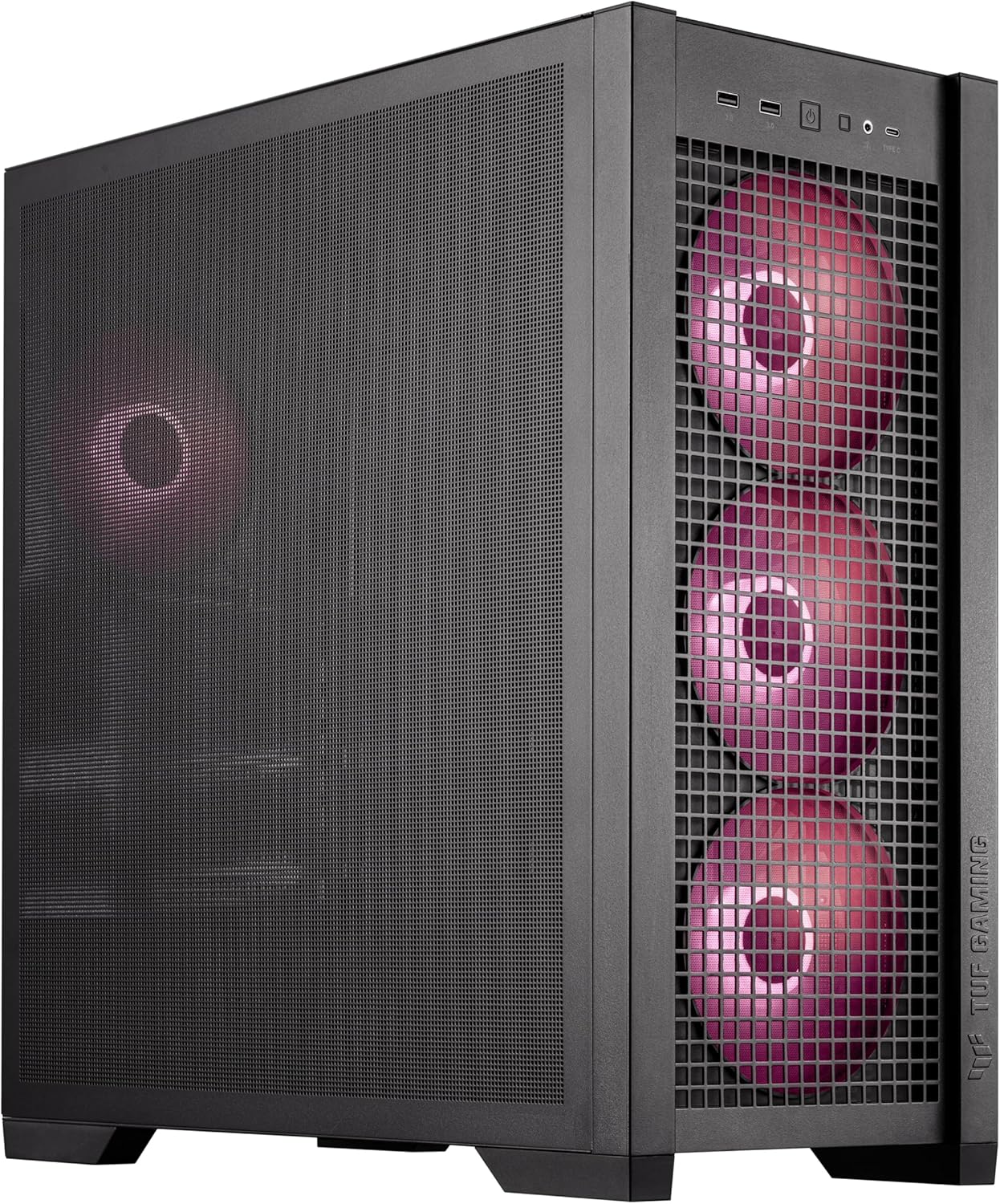 ASUS TUF Gaming GT302 ARGB ATX Mid-Tower PC Case, Black K34131