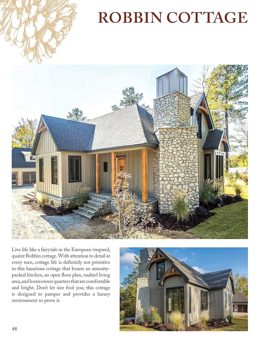 Cozy Cottage & Cabin Designs, Updated 2nd Edition: 200+ Plans for Small Homes O537
