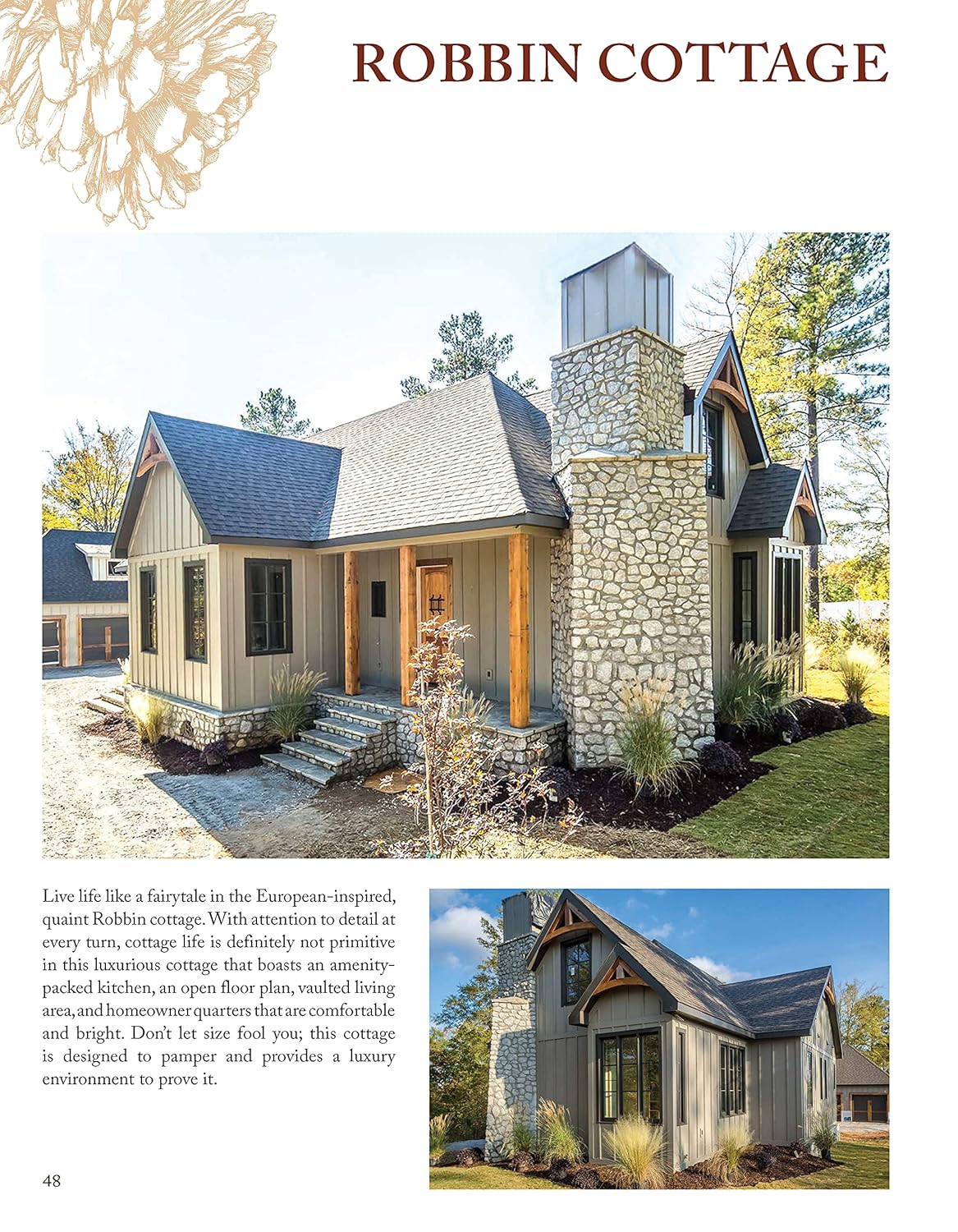 Cozy Cottage & Cabin Designs, Updated 2nd Edition: 200+ Plans for Small Homes O537