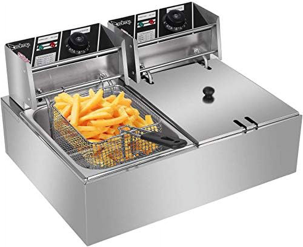 12L 5000W Electric Dual Deep Fryer G67543