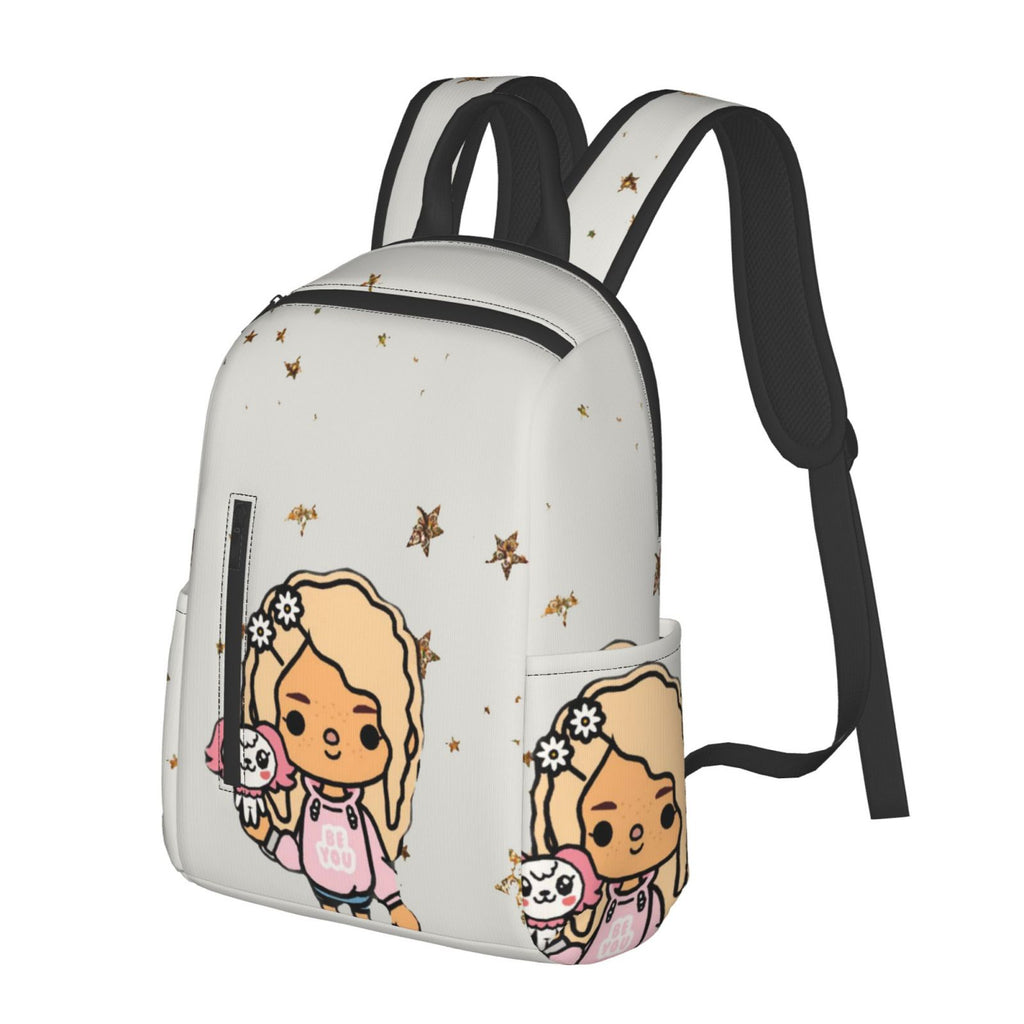 Toca Boca Life Backpack Student School Bag Lightweight Unisex Y145