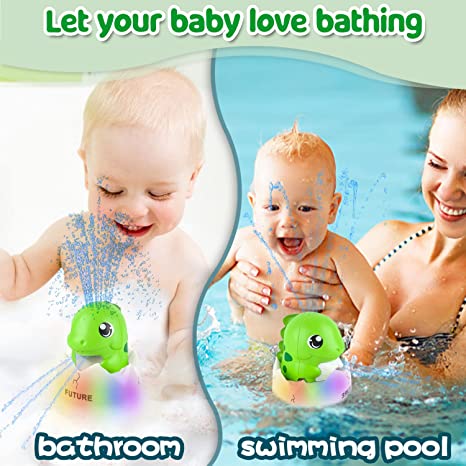 Automatic Whale Bath Toy for Toddlers, Induction Sprinkler Water Toy X441