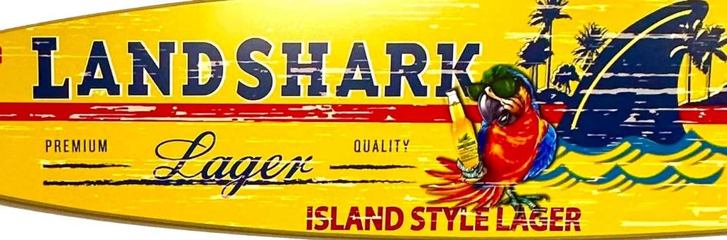 Landshark Parrot Fishtail Surfboard 46.5" A88294