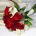 USA Bouquet Wedding Collection Red and White, Bridesmaid Bouquets (3 Pieces)