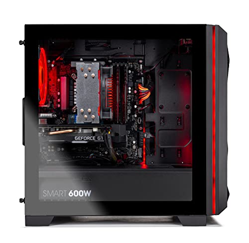 SkyTech Archangel 3.0 Gaming PC Desktop, Ryzen 5 3600, RTX 2060, 500GB SSD, 16GB DDR4, White M276237