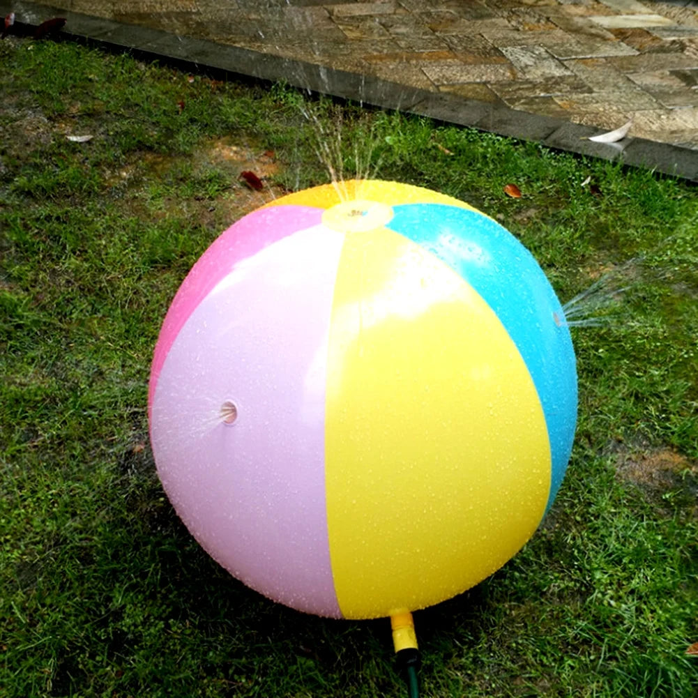Ludlz Kids Inflatable Beach Sprinkler Water Spray Ball for Garden & Parties 30" B766940