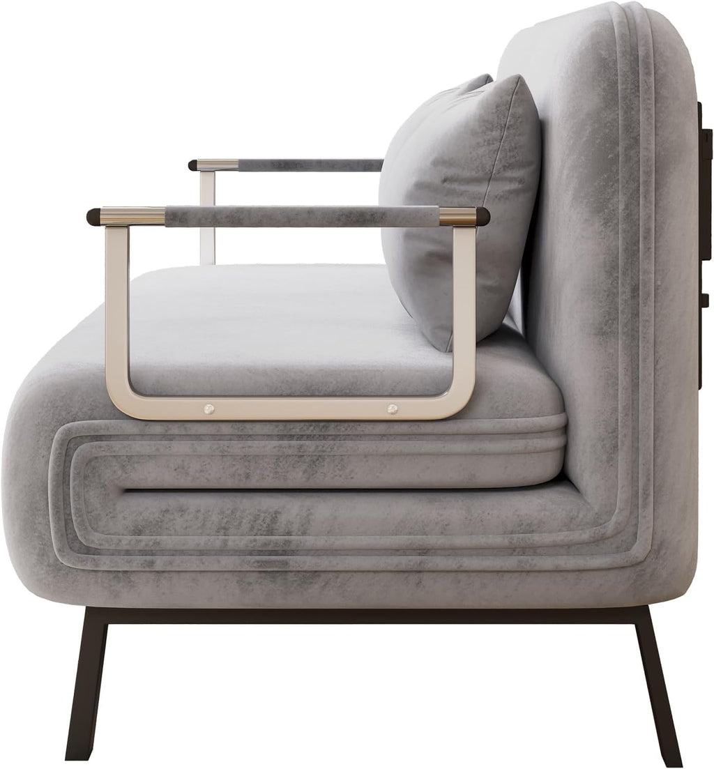 Folding Chair Bed Convertible Sleeper Sofa with Adjustable Backrest Z330037