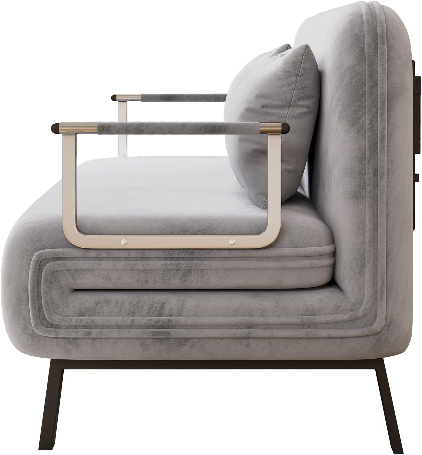 Folding Chair Bed Convertible Sleeper Sofa with Adjustable Backrest Z330037