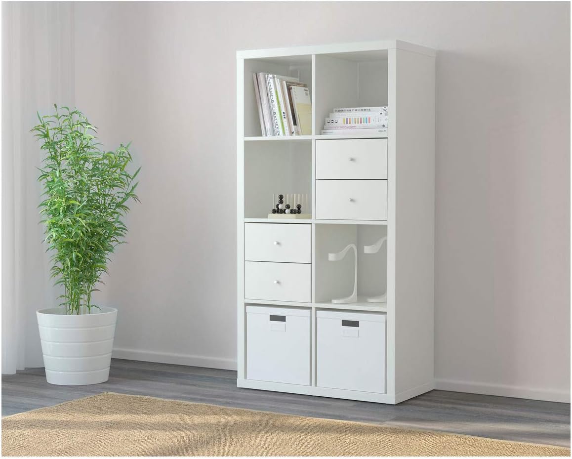 IKEA KALLAX Shelving Unit White 8 Shelf R482404