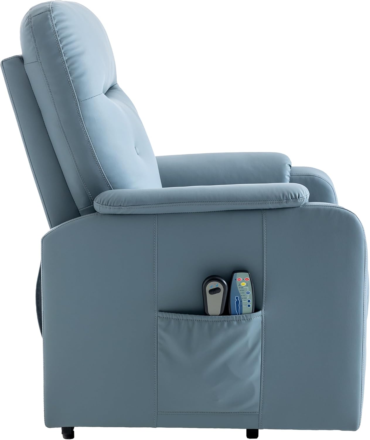 Power Lift Chair for Elderly with Heated Massage, F-Blue W13612