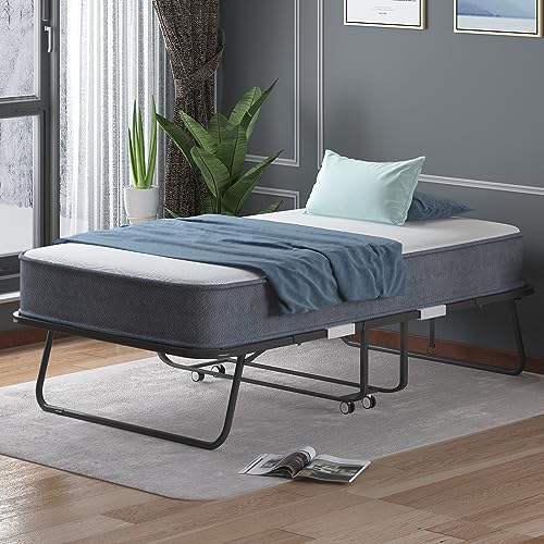 BALUS Folding Bed with 5" Memory Foam Mattress for Adults K9246