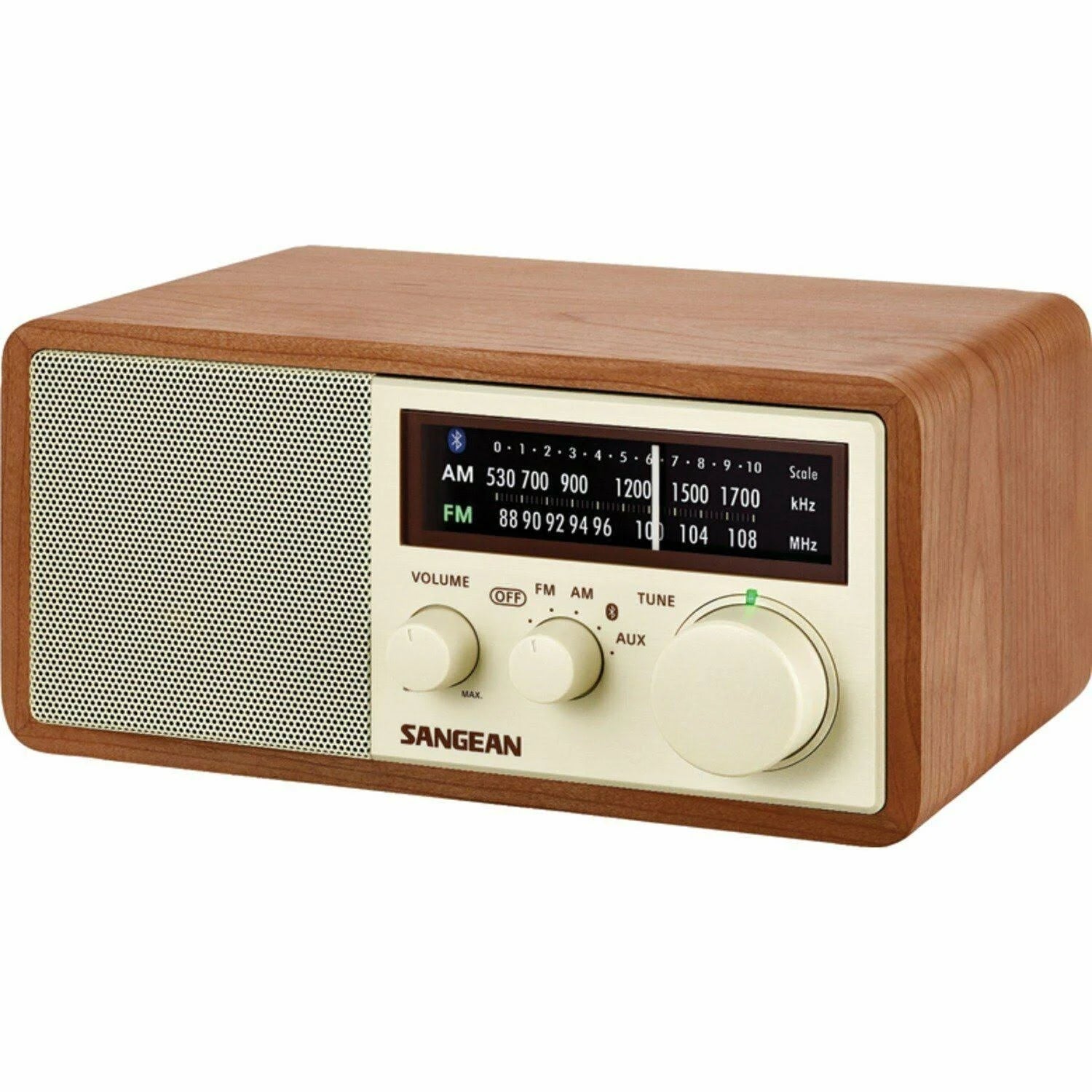 Sangean WR-16 AM-FM Bluetooth Wooden Cabinet Radio J626111