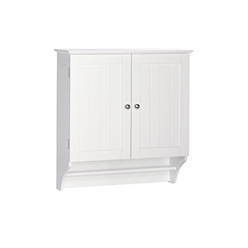 RiverRidge Ashland Bathroom Freestanding Storage Cabinet with 3 Open Shelves and Drawer D935