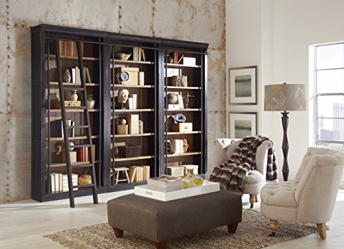 Martin Furniture Toulouse 6-Shelf Bookcase, Aged Ebony S7533