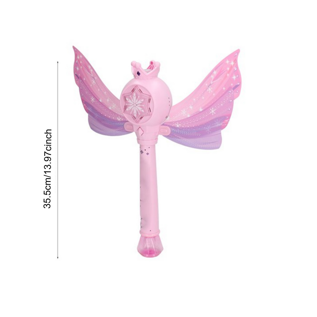 WLHONG Bubble Wands for Kids, Light Up with Music Automatic Bubble Machine B49116