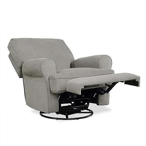 Baby Relax Kenzie Swivel Glider Recliner Chair, Gray I457