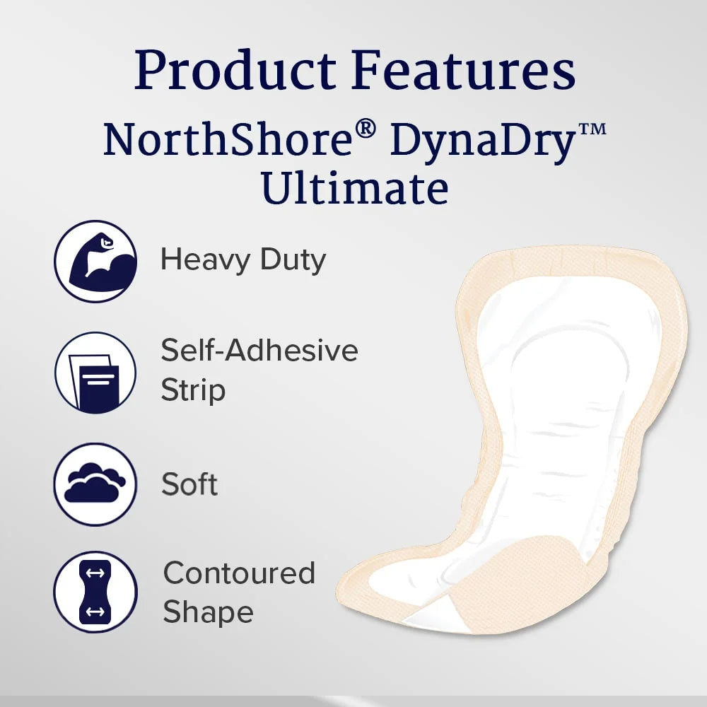 NorthShore DynaDry Pads Ultimate, Case of 120 E522