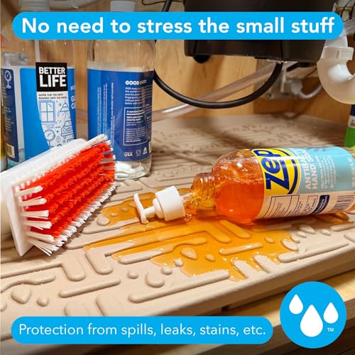 Xtreme Mats Waterproof Under Sink Mat Gray 40" x 22 1/4 O27659