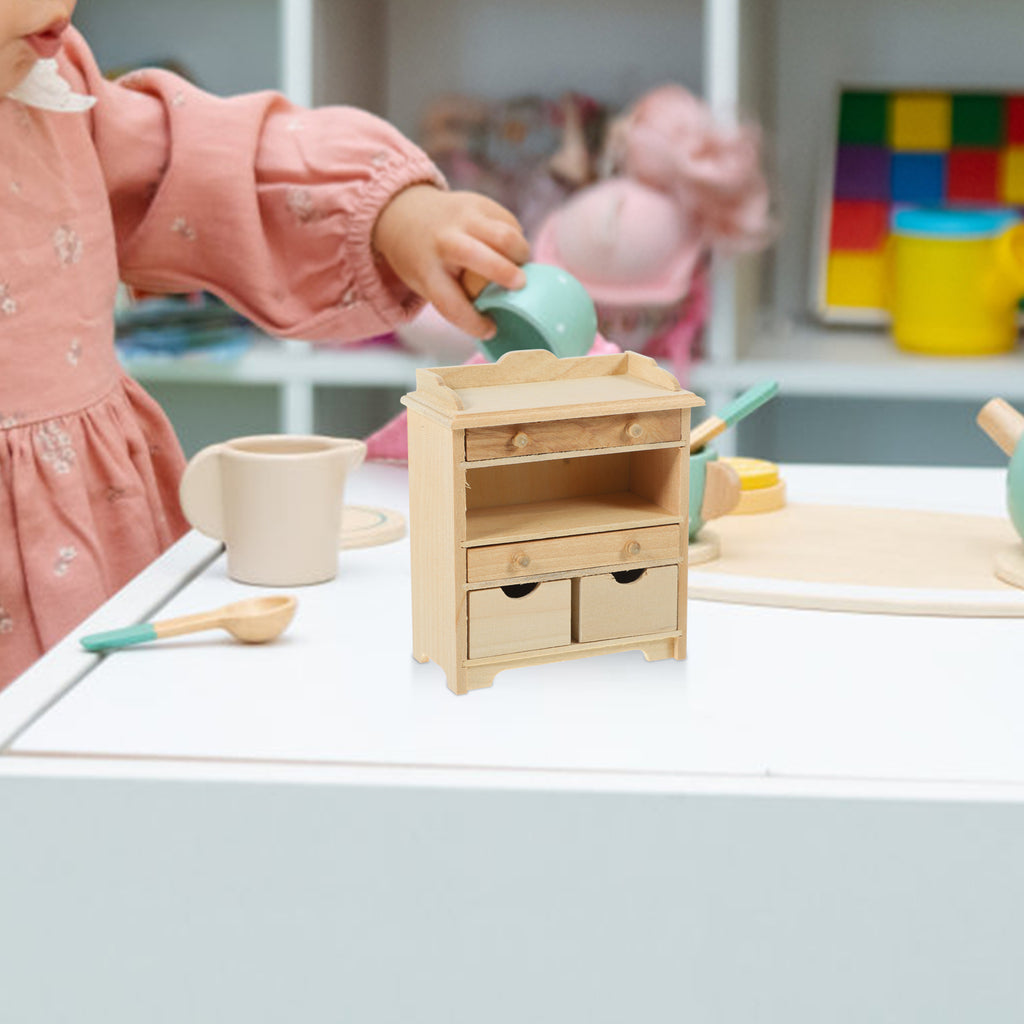 Mini Furniture for Dollhouse 1:12 Scale Cabinet D63042