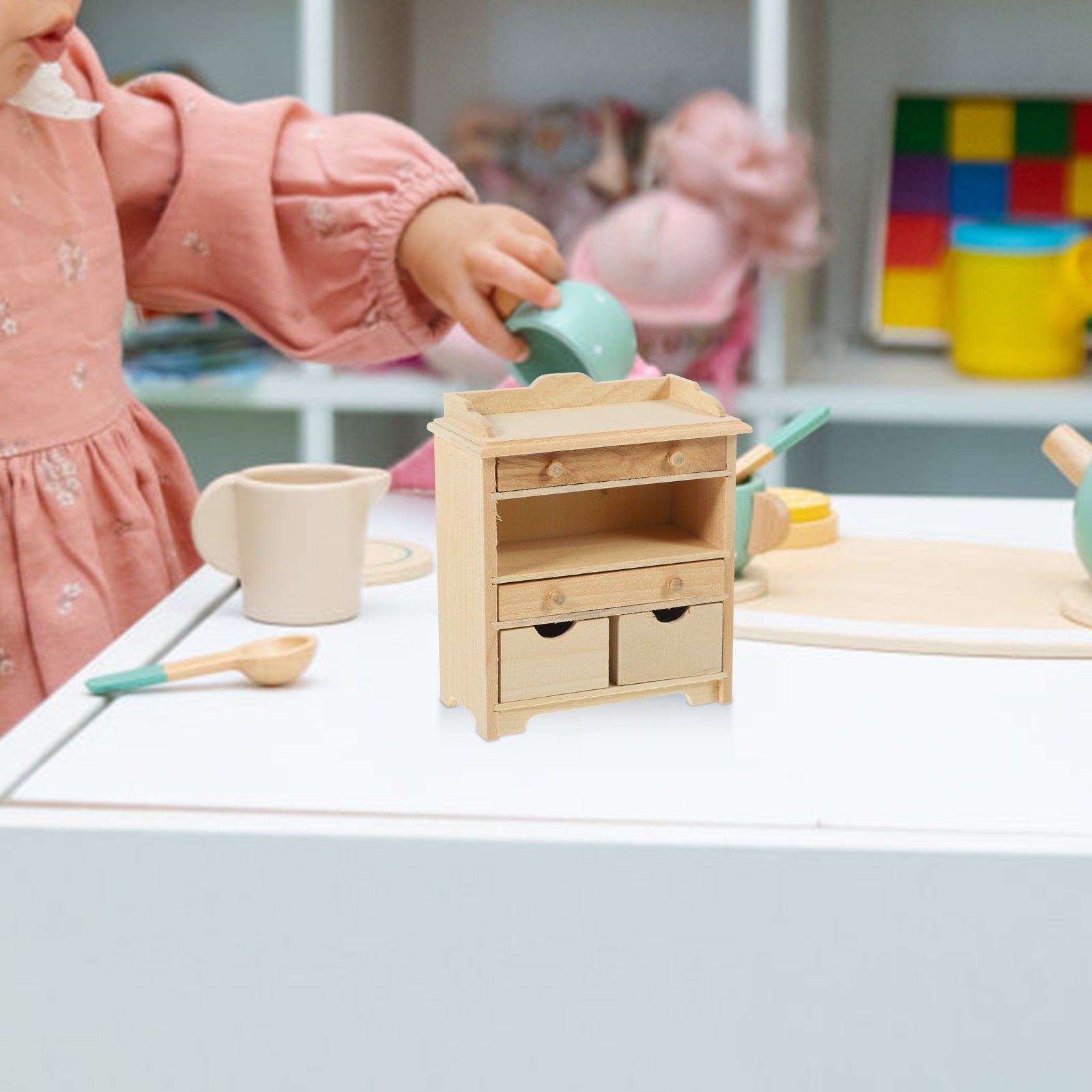 Mini Furniture for Dollhouse 1:12 Scale Cabinet D63042
