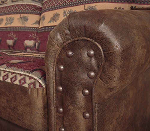 American Furniture Classics Deer Valley Lodge Sofa, Large B9484
