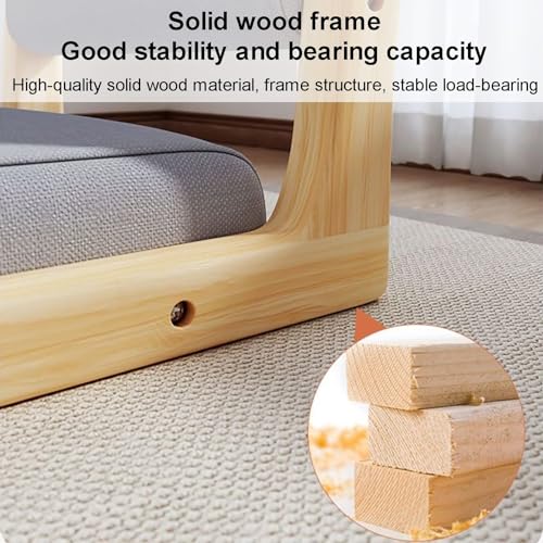 Tatami Floor Chair Japanese Style Legless Meditation Chair Portable Foldable I759856