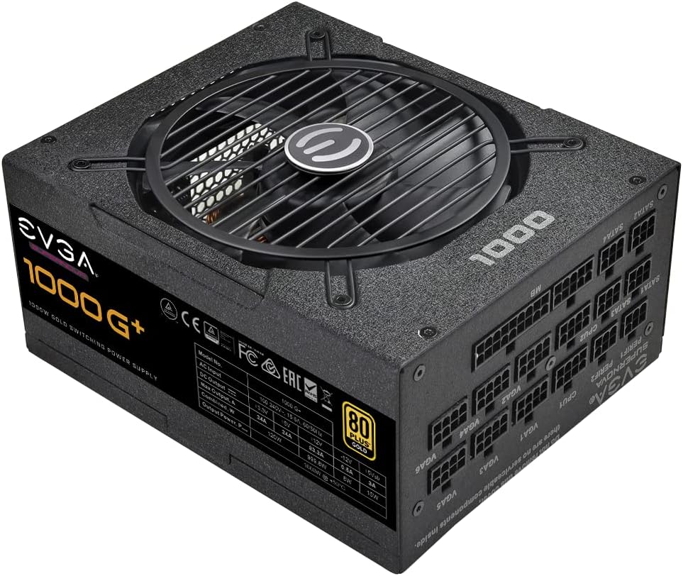 EVGA SuperNOVA 1000 G+ 80 Plus Gold 1000W Fully Modular Power Supply W621719