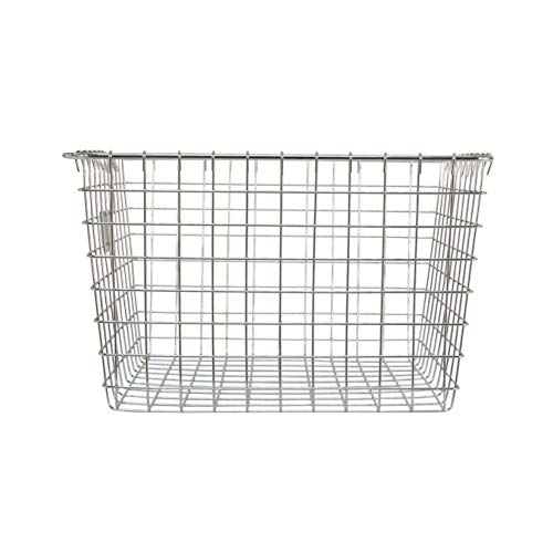 Spectrum Diversified Wire Vintage Locker Basket, Medium, Industrial Gray I282