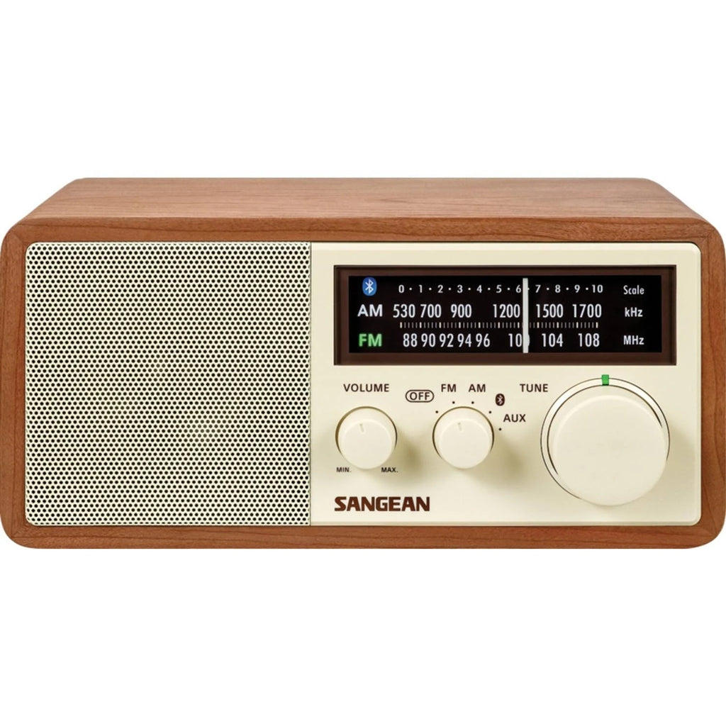 Sangean WR-16 AM-FM Bluetooth Wooden Cabinet Radio